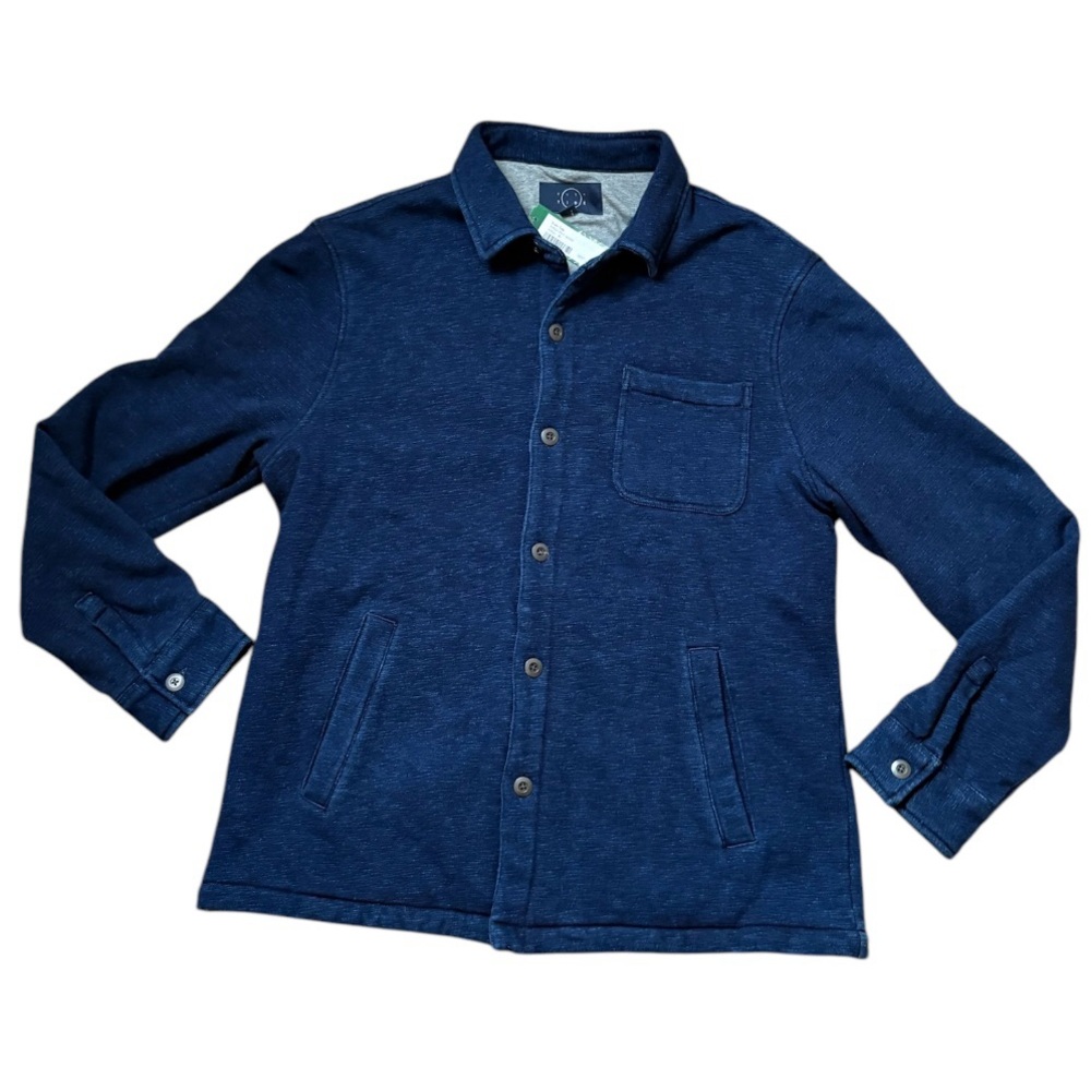 NWT Men’s Even Tide Indigo Shirt JackeT Size XL